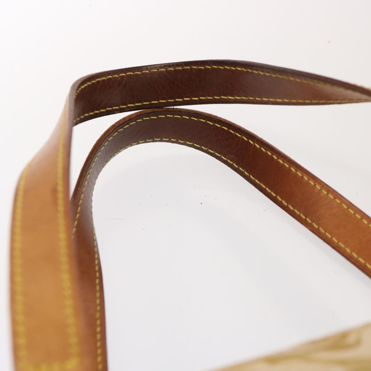 LOUIS VUITTON Monogram Vernis Houston Hand Bag Beige M91004 LV 76626