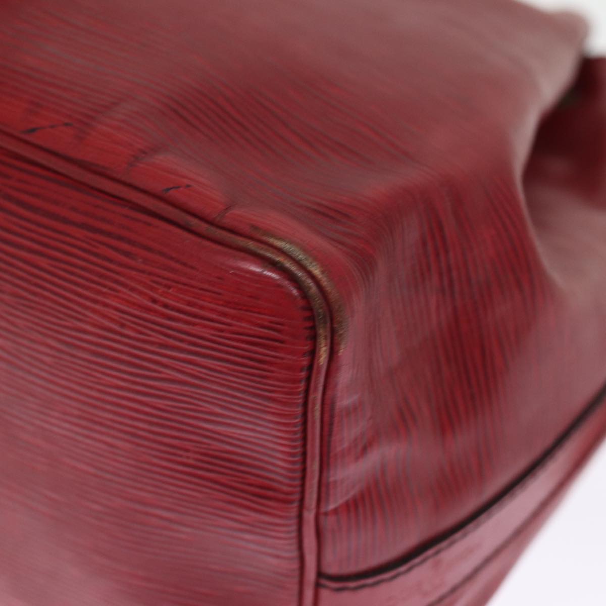 LOUIS VUITTON Epi Petit Noe Shoulder Bag Red M44107 LV 76627