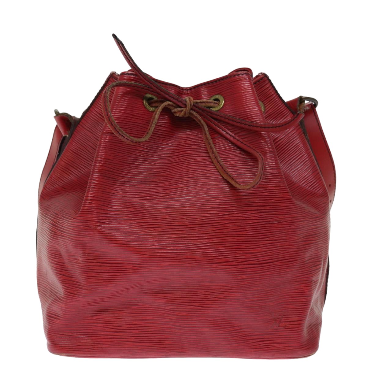 LOUIS VUITTON Epi Petit Noe Shoulder Bag Red M44107 LV 76627