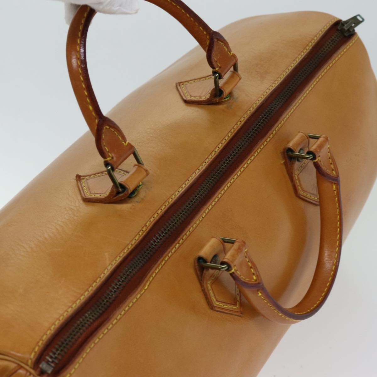 LOUIS VUITTON Nomad Speedy 40 Hand Bag Beige LV 76628