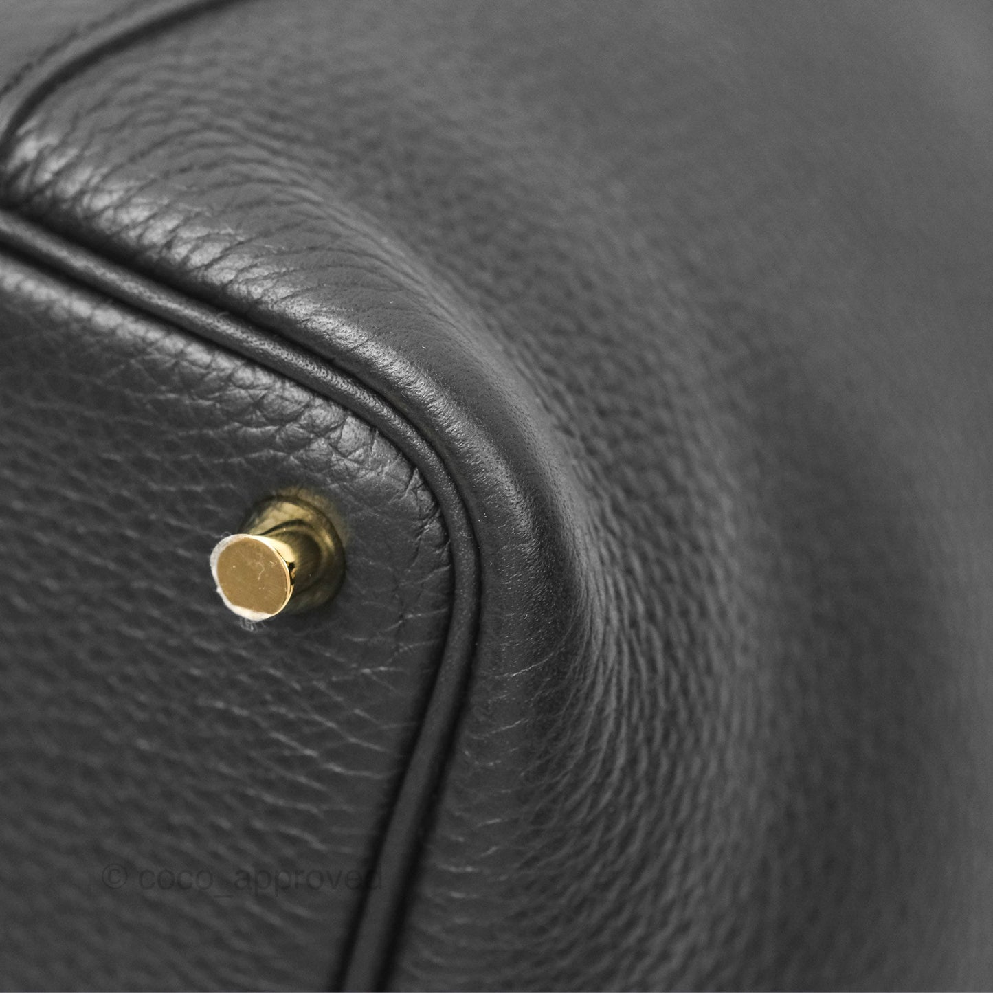 Hermès Picotin Lock 18 Black Clemence Gold Hardware