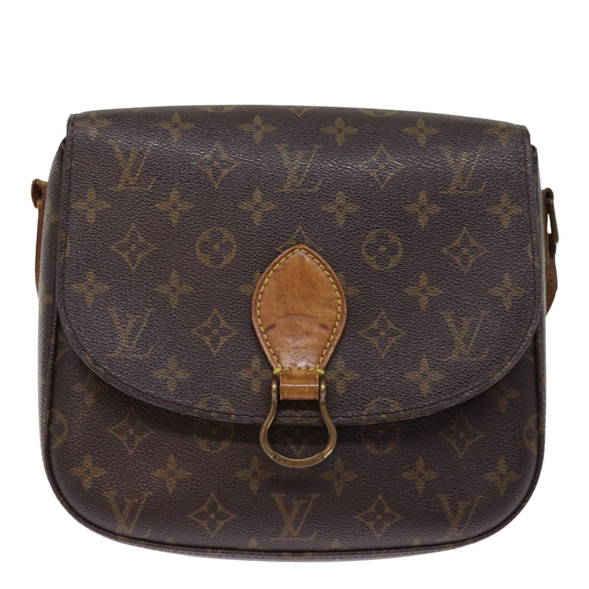 LOUIS VUITTON Monogram Saint Cloud GM Shoulder Bag M51242 LV 76644
