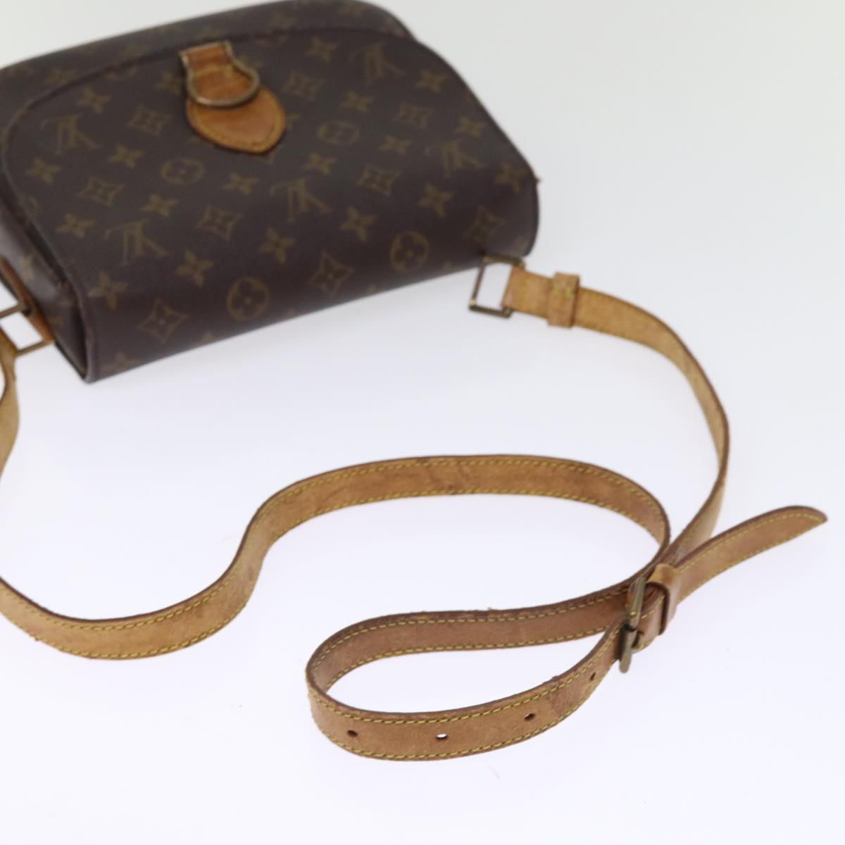 LOUIS VUITTON Monogram Saint Cloud GM Shoulder Bag M51242 LV 76644