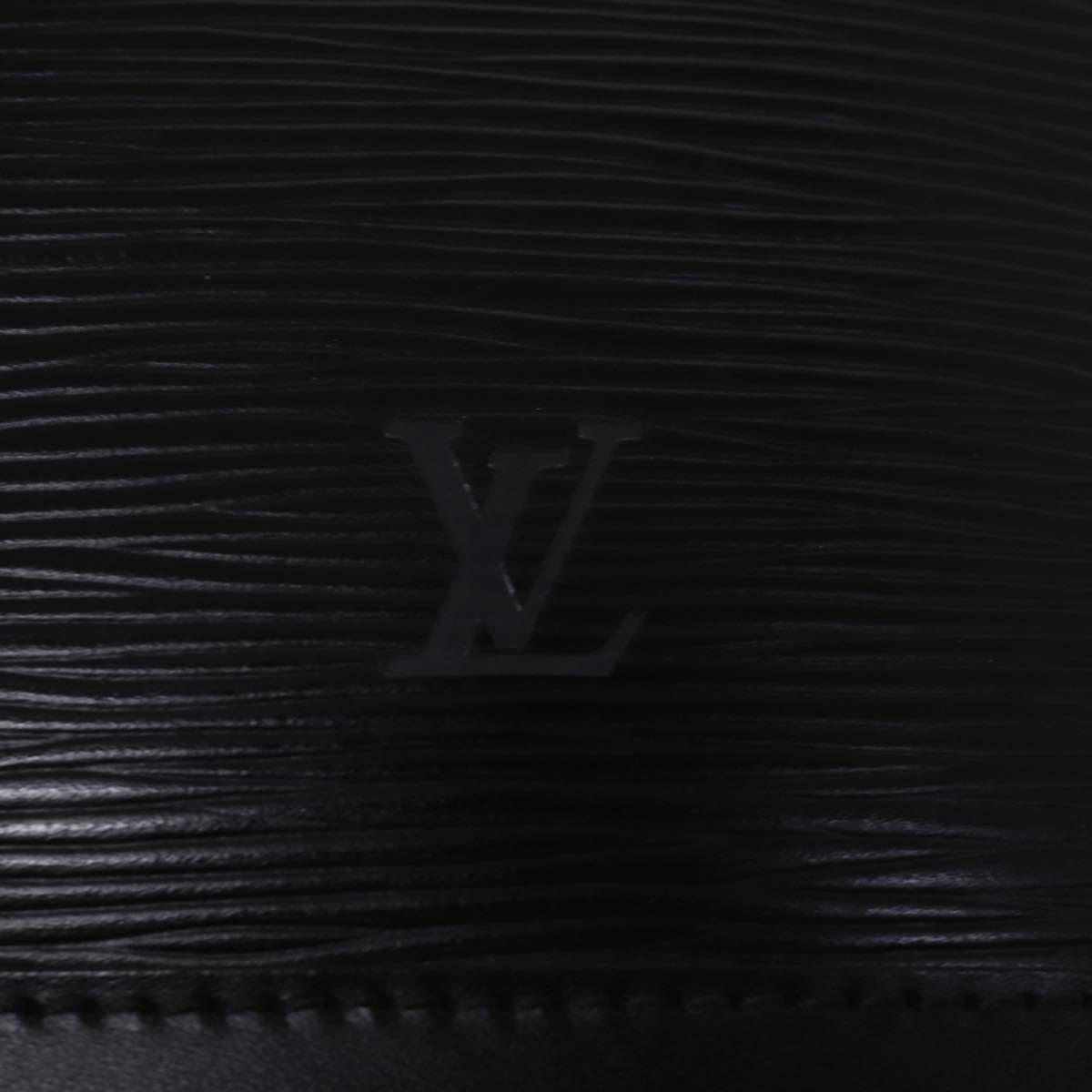 LOUIS VUITTON Epi Lussac Shoulder Bag Black M52282 LV 76645