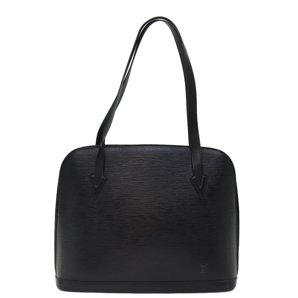 LOUIS VUITTON Epi Lussac Shoulder Bag Black M52282 LV 76645