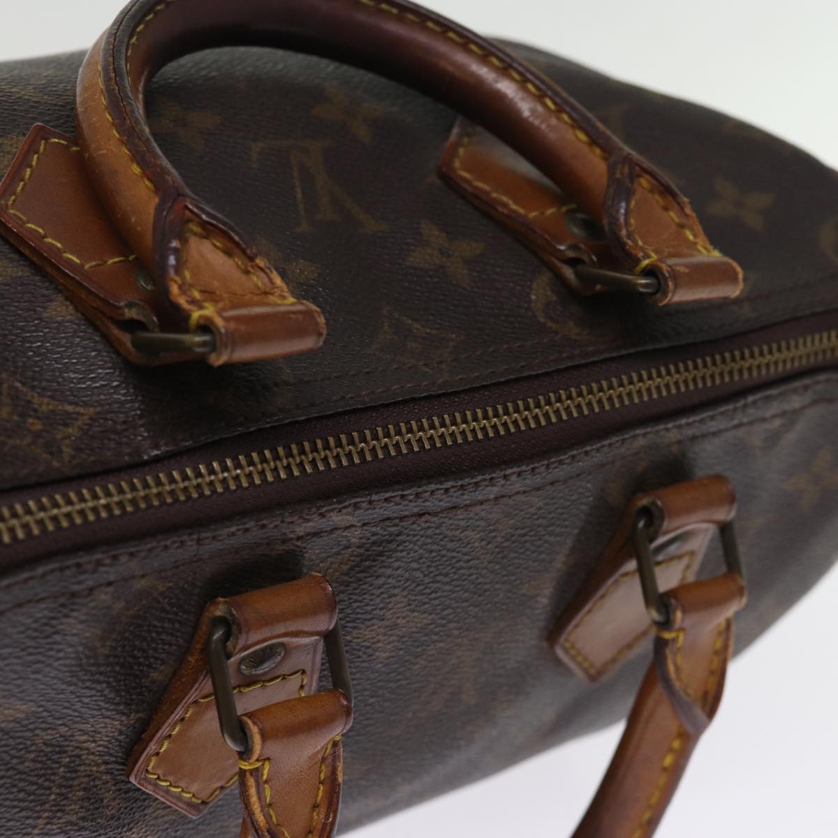 LOUIS VUITTON Monogram Speedy 25 Hand Bag M41528 LV 76647