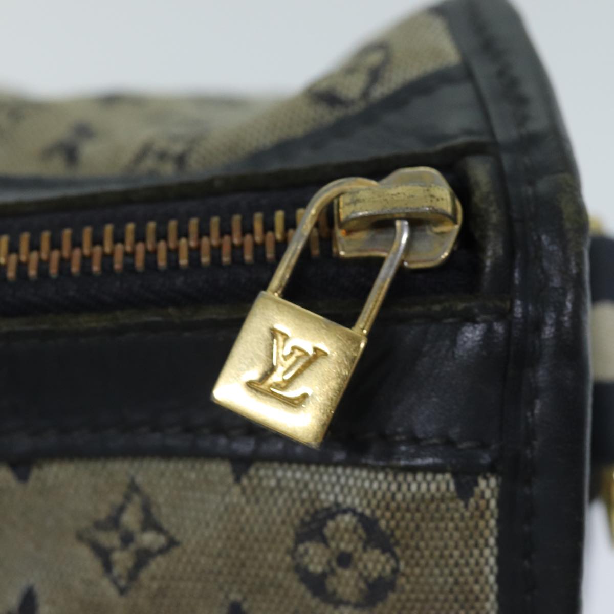 LOUIS VUITTON Monogram Mini Sac Marie Kate 48 Bag Blue M42341 LV 76650