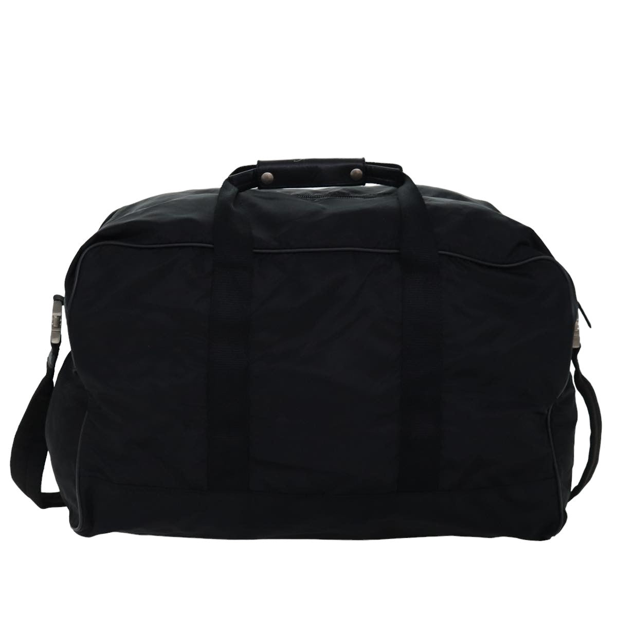 Luxury PradaBoston Bag Nylon 2way Black 76660