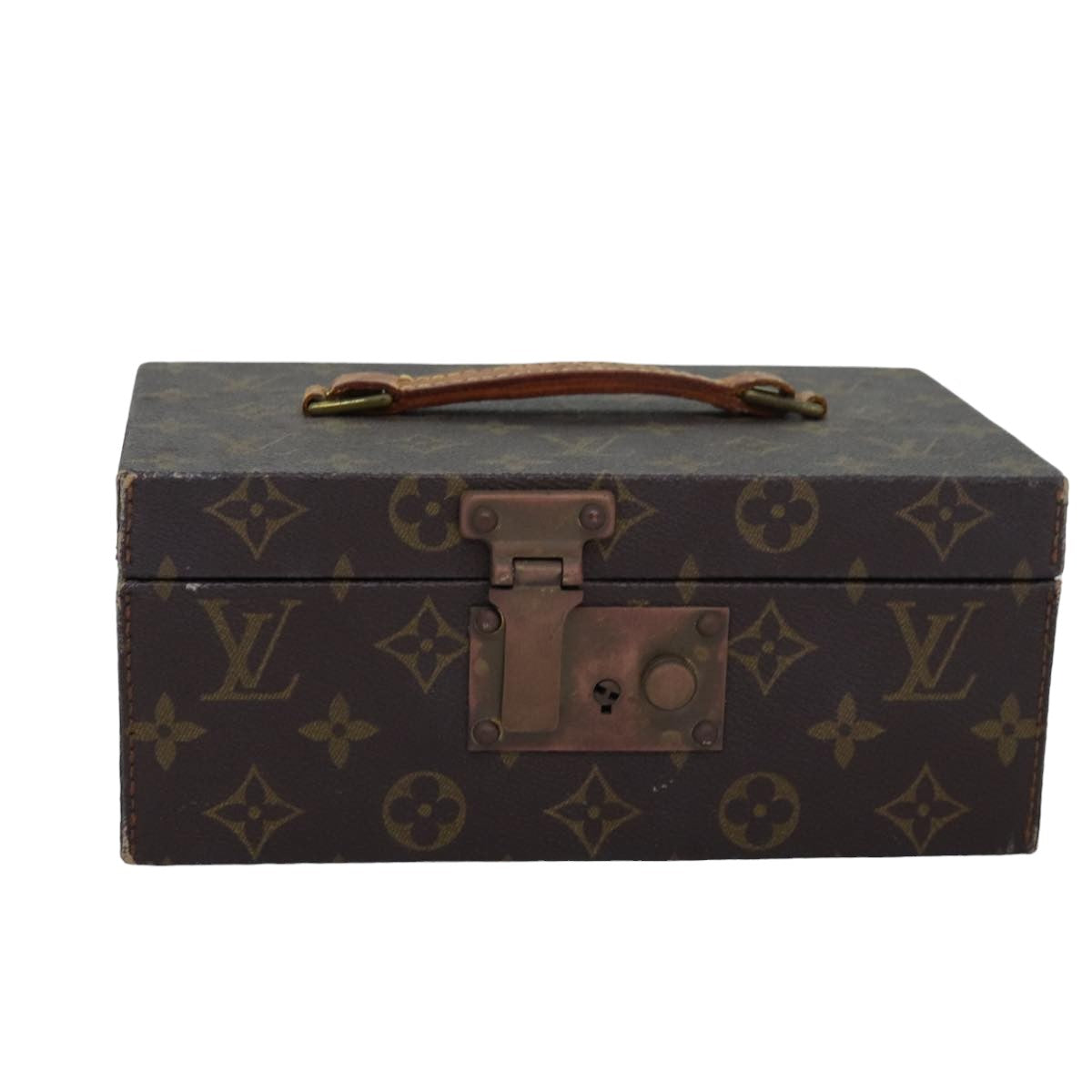 LOUIS VUITTON Monogram Boite A Tour Jewelry Box M47236 LV 76661