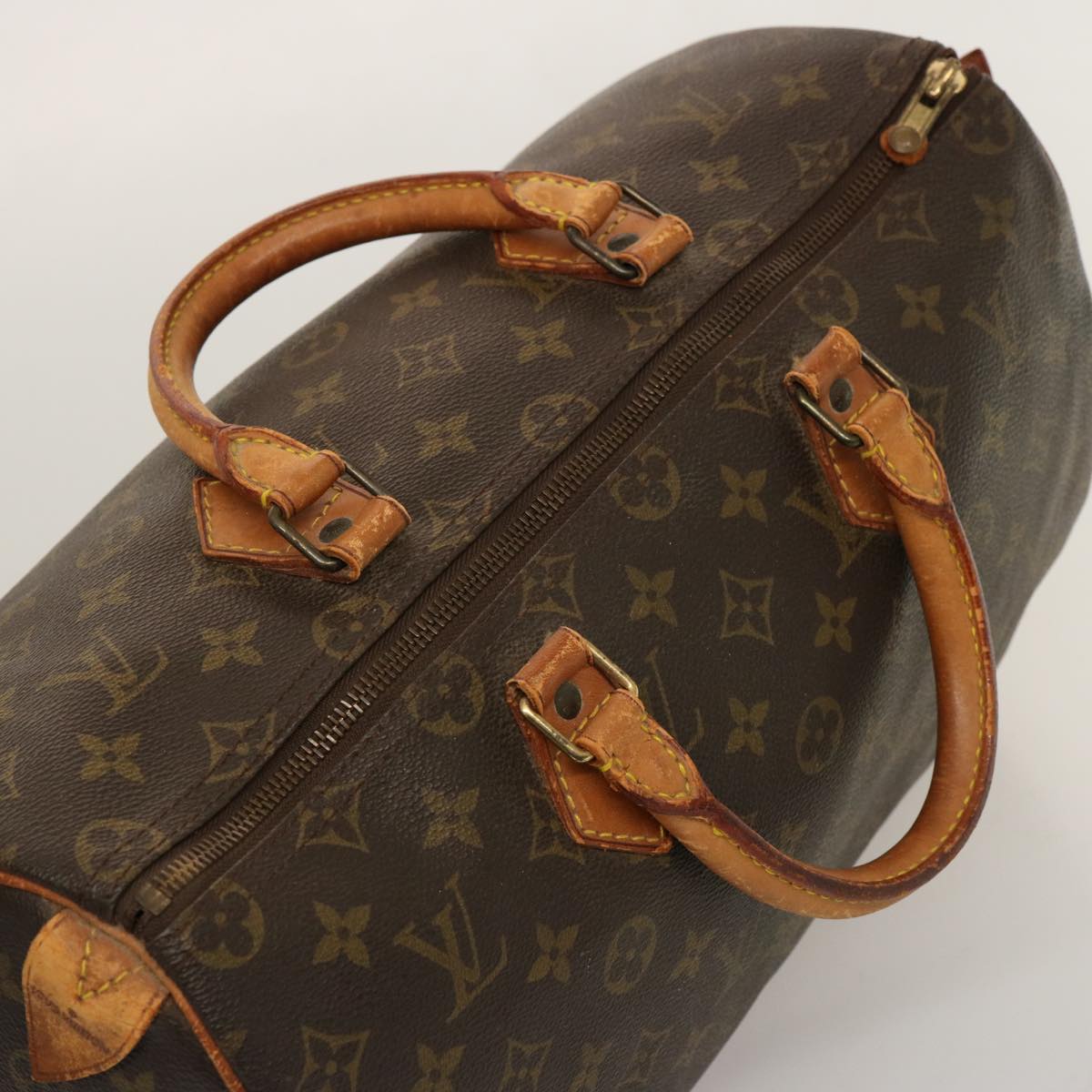 LOUIS VUITTON Monogram Speedy 35 Hand Bag M41524 LV 76671