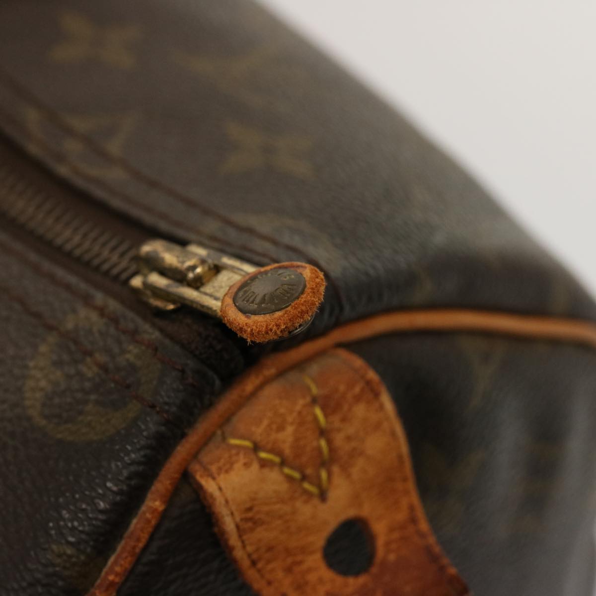 LOUIS VUITTON Monogram Speedy 35 Hand Bag M41524 LV 76671