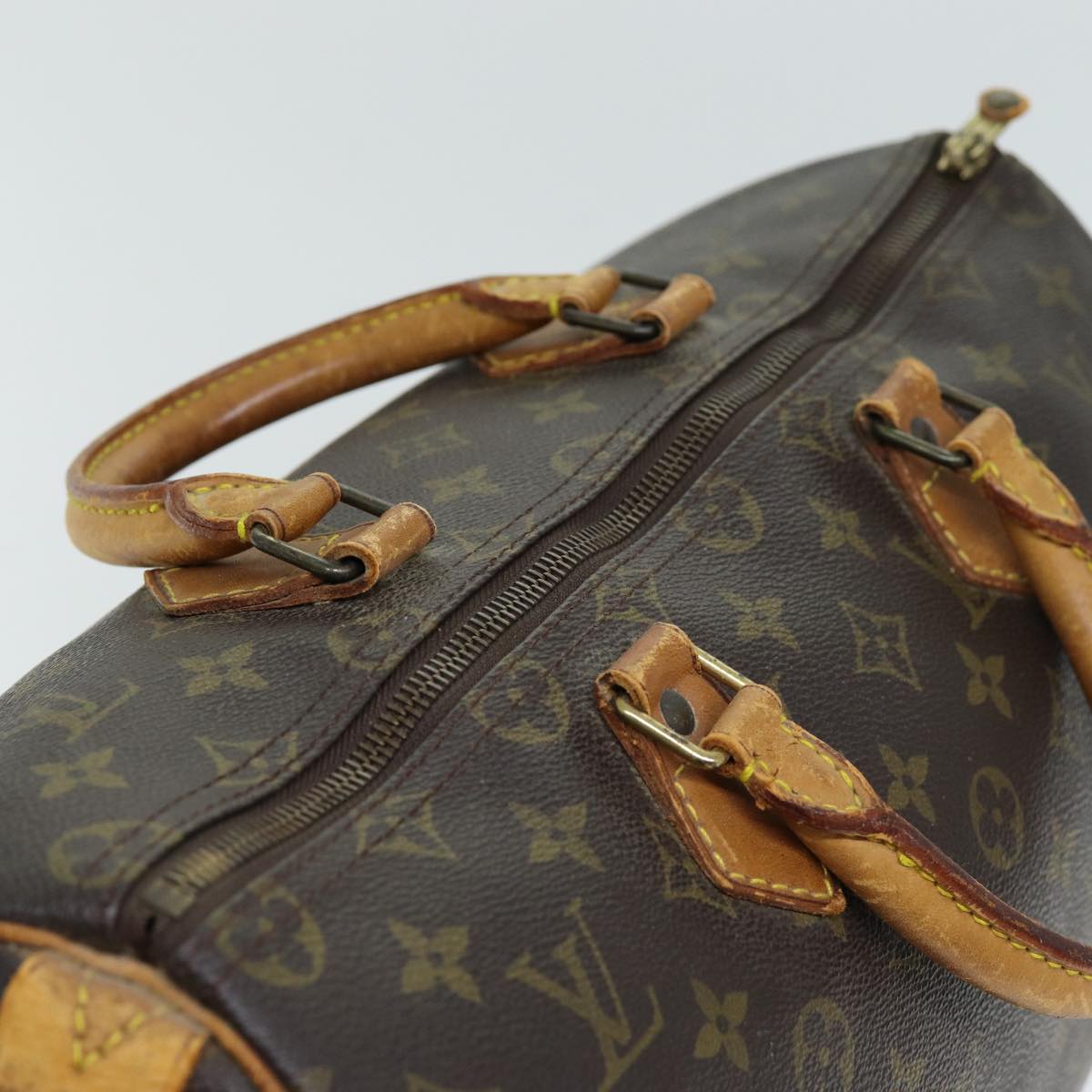 LOUIS VUITTON Monogram Speedy 35 Hand Bag M41524 LV 76671