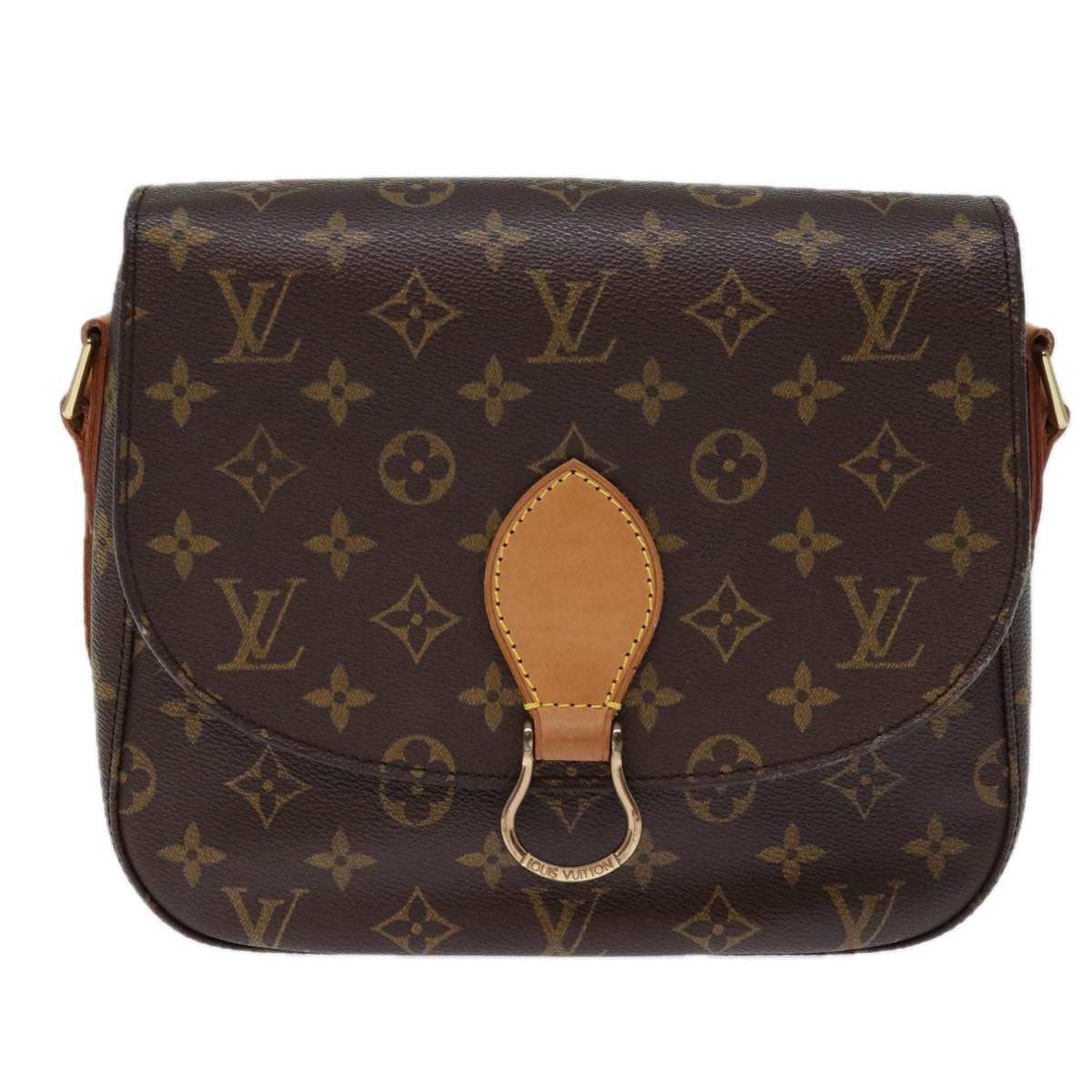 LOUIS VUITTON Monogram Saint Cloud GM Shoulder Bag M51242 LV 76685