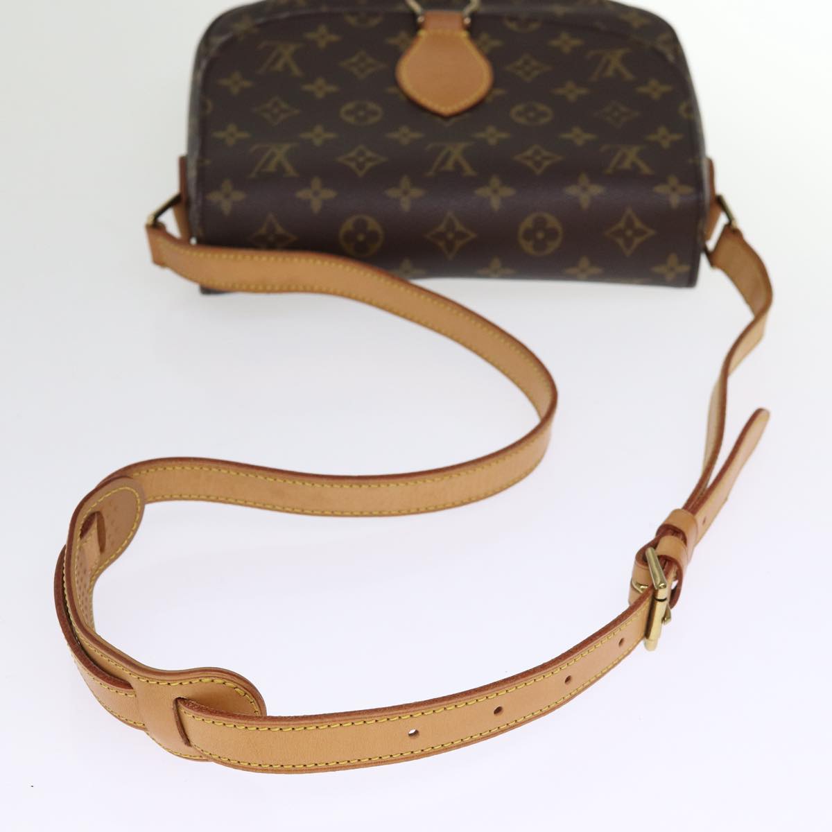 LOUIS VUITTON Monogram Saint Cloud GM Shoulder Bag M51242 LV 76685