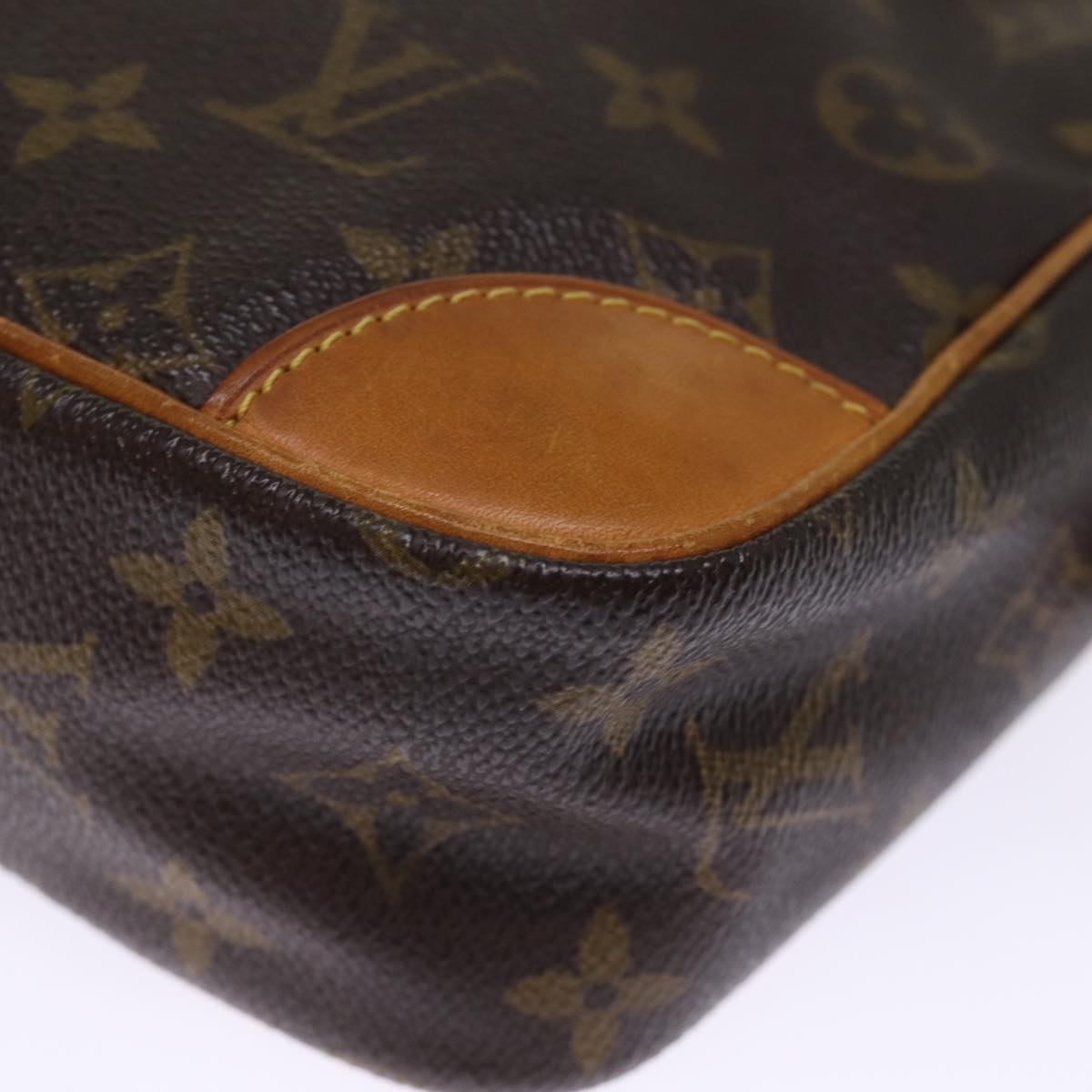 LOUIS VUITTON Monogram Compiegne 28 Clutch Bag M51845 LV 76688