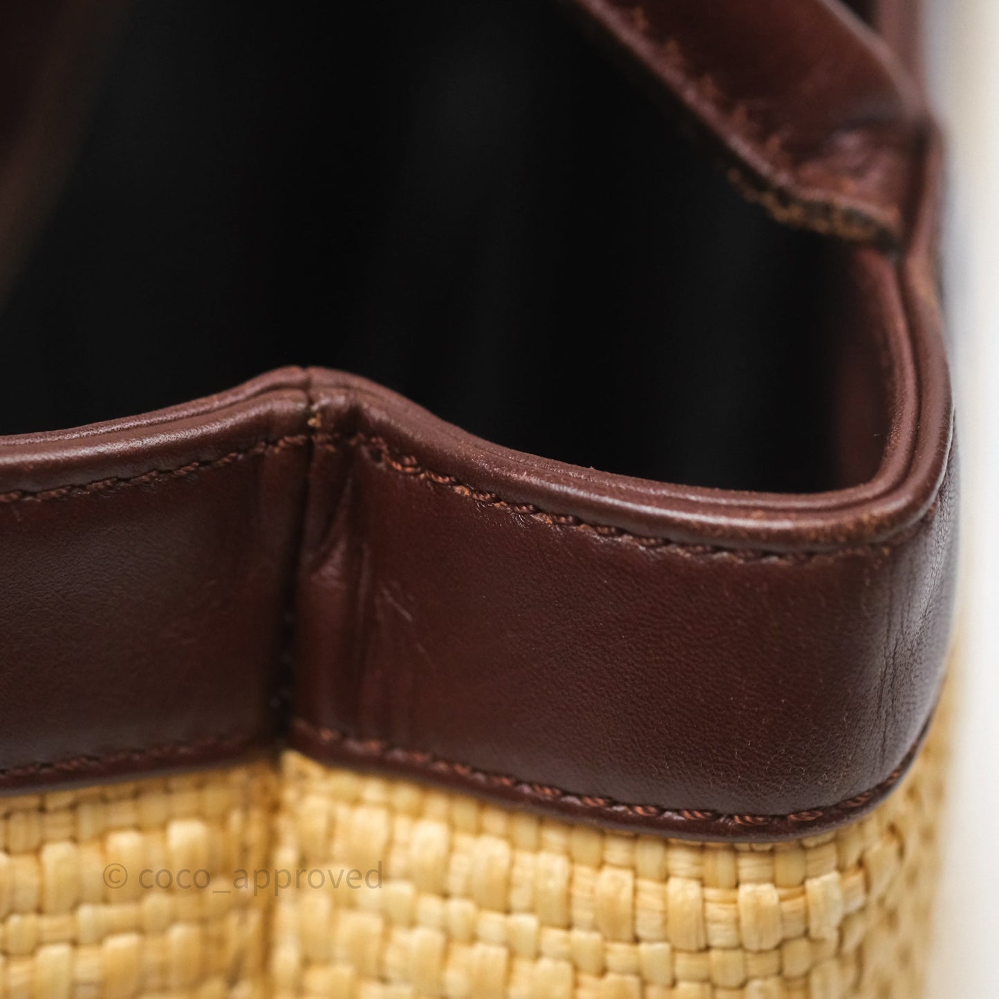 Chanel Vintage Rattan Tote Bag