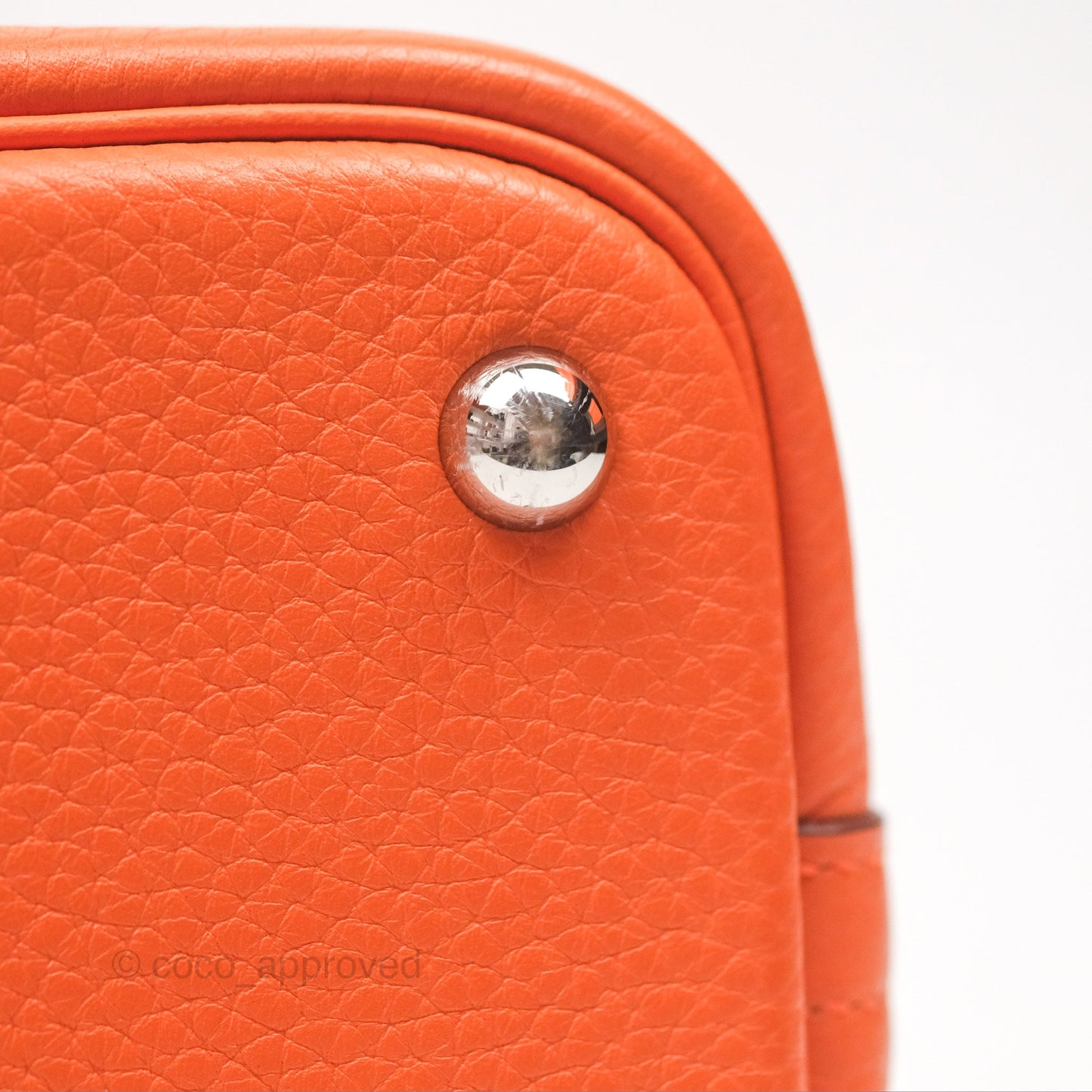 Hermès Bolide 31 Orange H Clemence Palladium Hardware