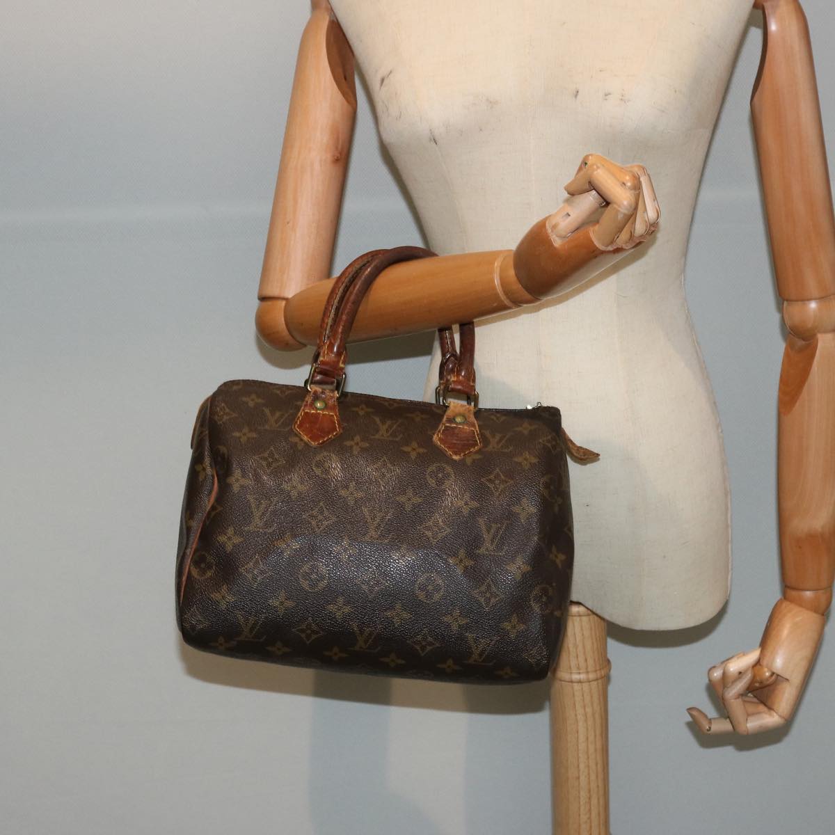 LOUIS VUITTON Monogram Speedy 25 Hand Bag M41528 LV 76709