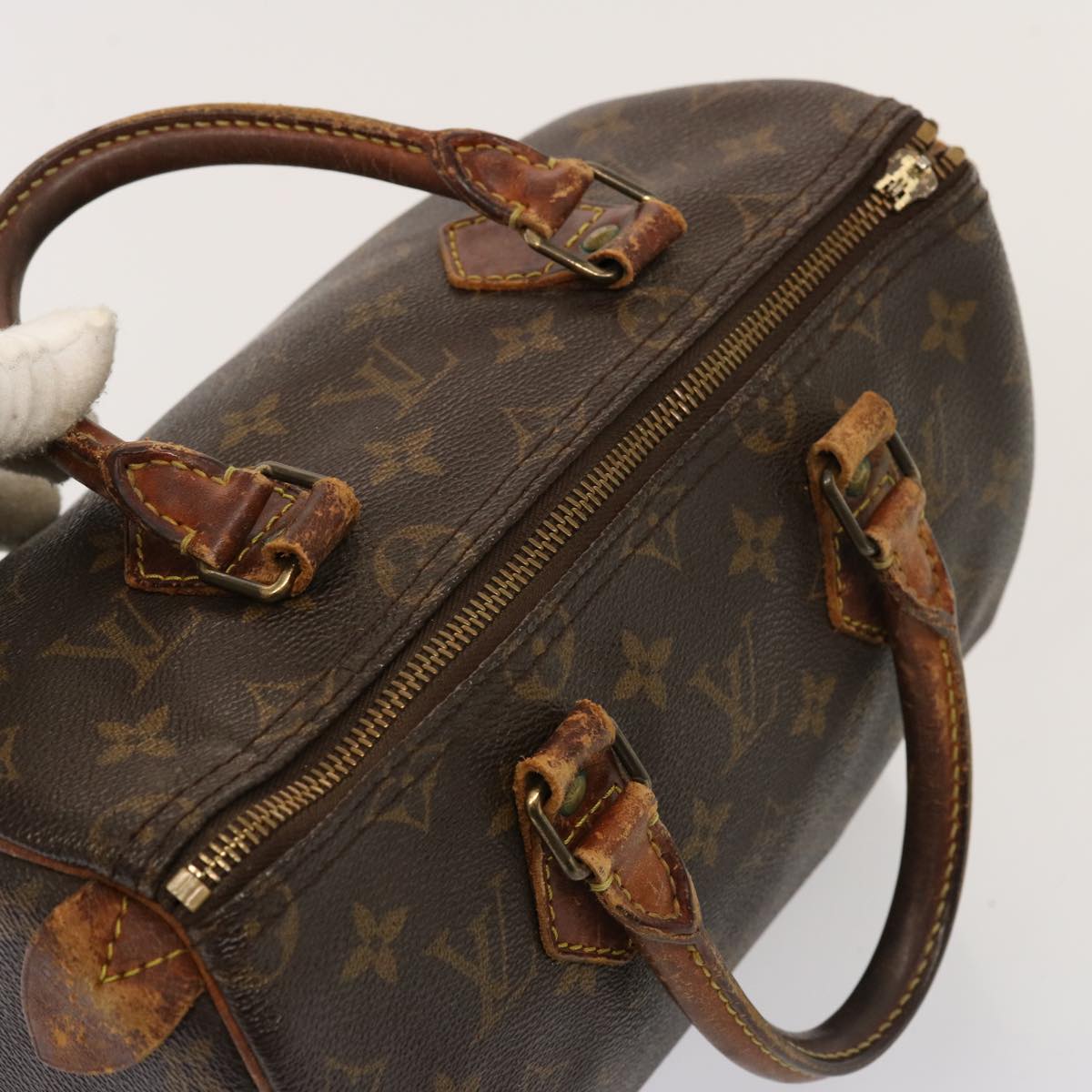 LOUIS VUITTON Monogram Speedy 25 Hand Bag M41528 LV 76709