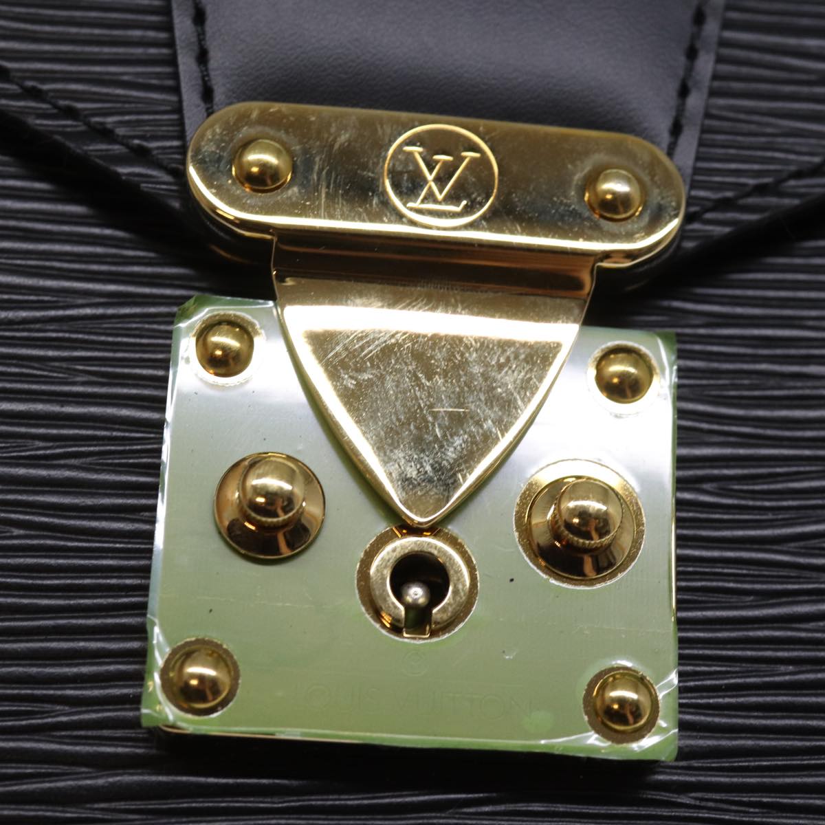 LOUIS VUITTON Epi Serviette Conseiller Briefcase Black M54422 LV 76713