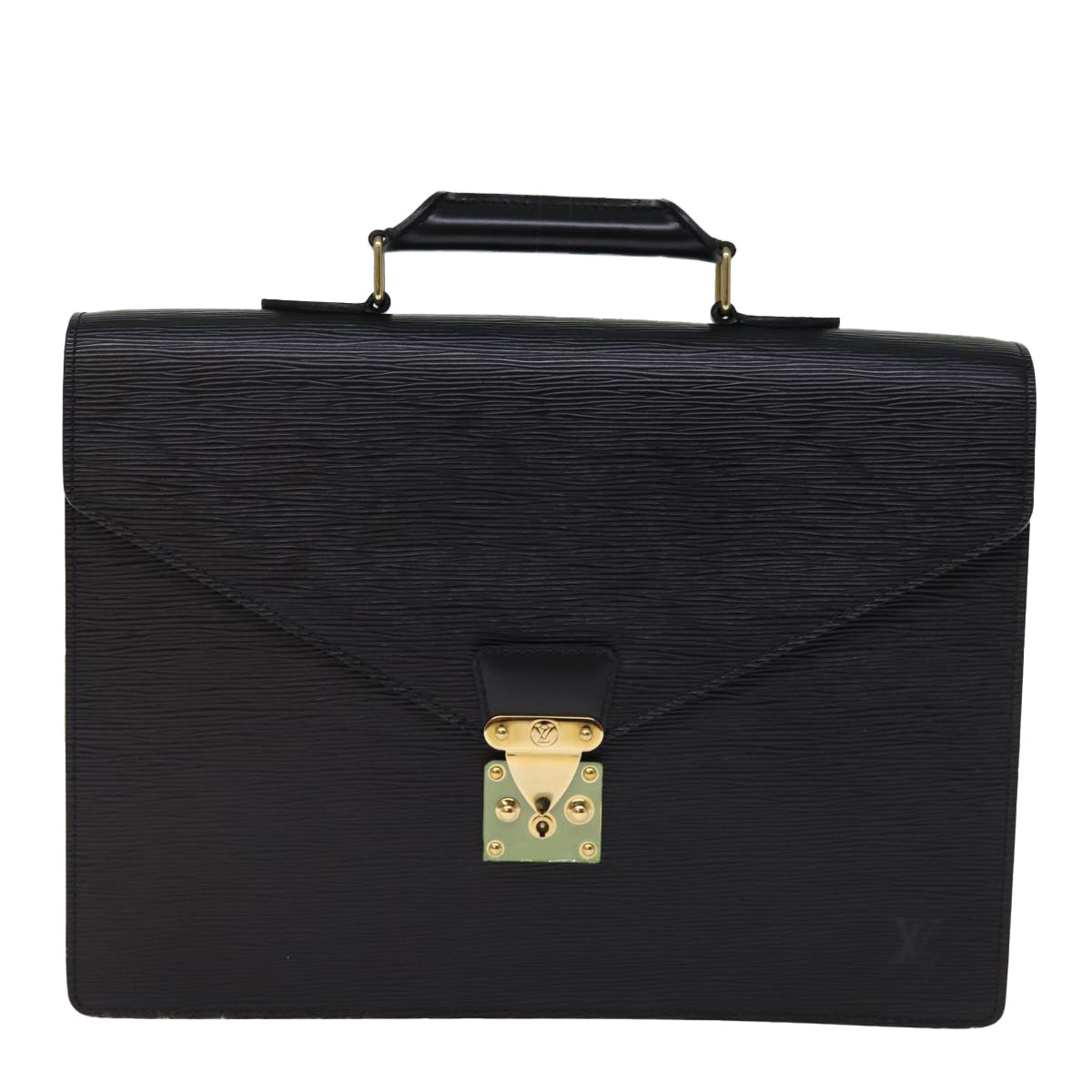 LOUIS VUITTON Epi Serviette Conseiller Briefcase Black M54422 LV 76713