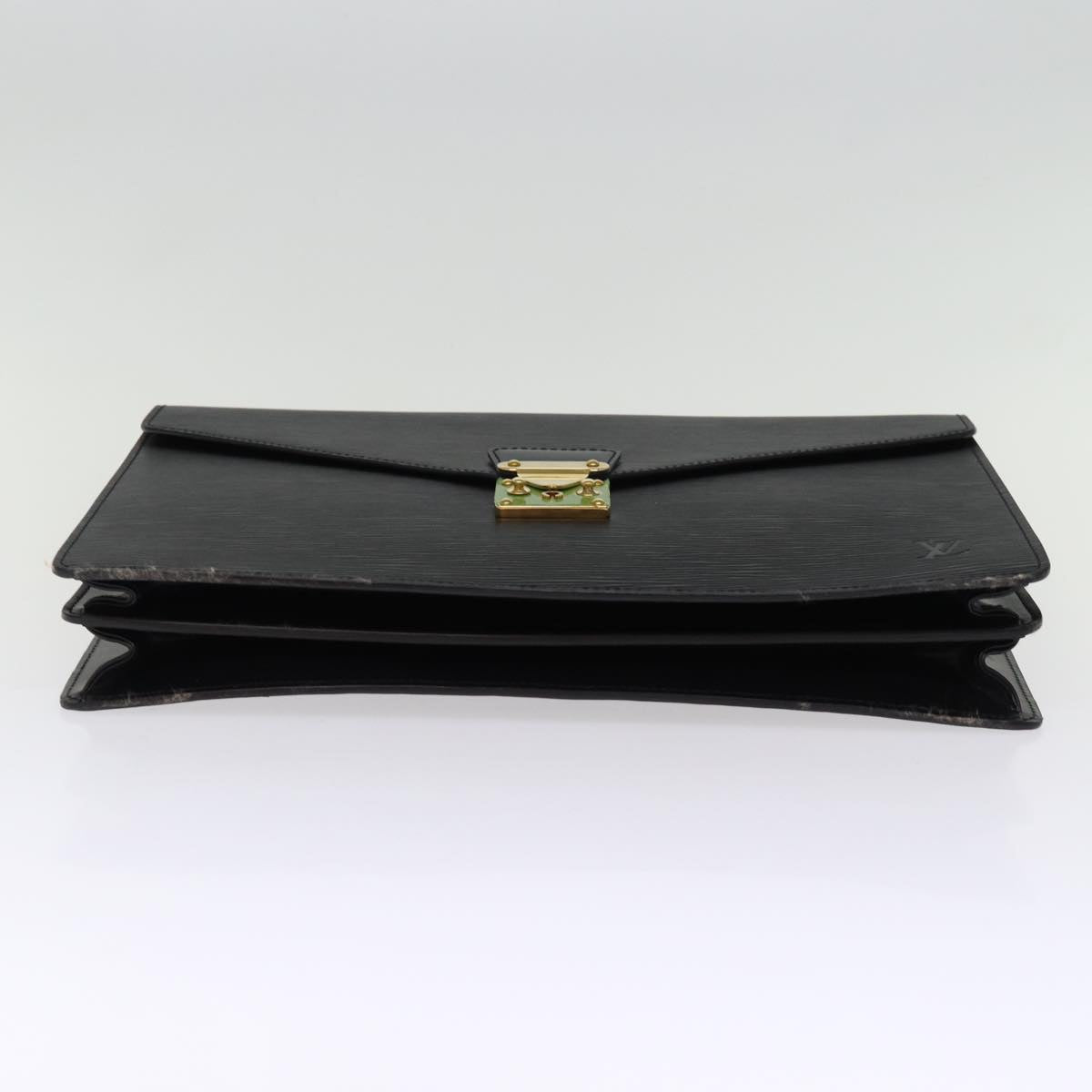 LOUIS VUITTON Epi Serviette Conseiller Briefcase Black M54422 LV 76713