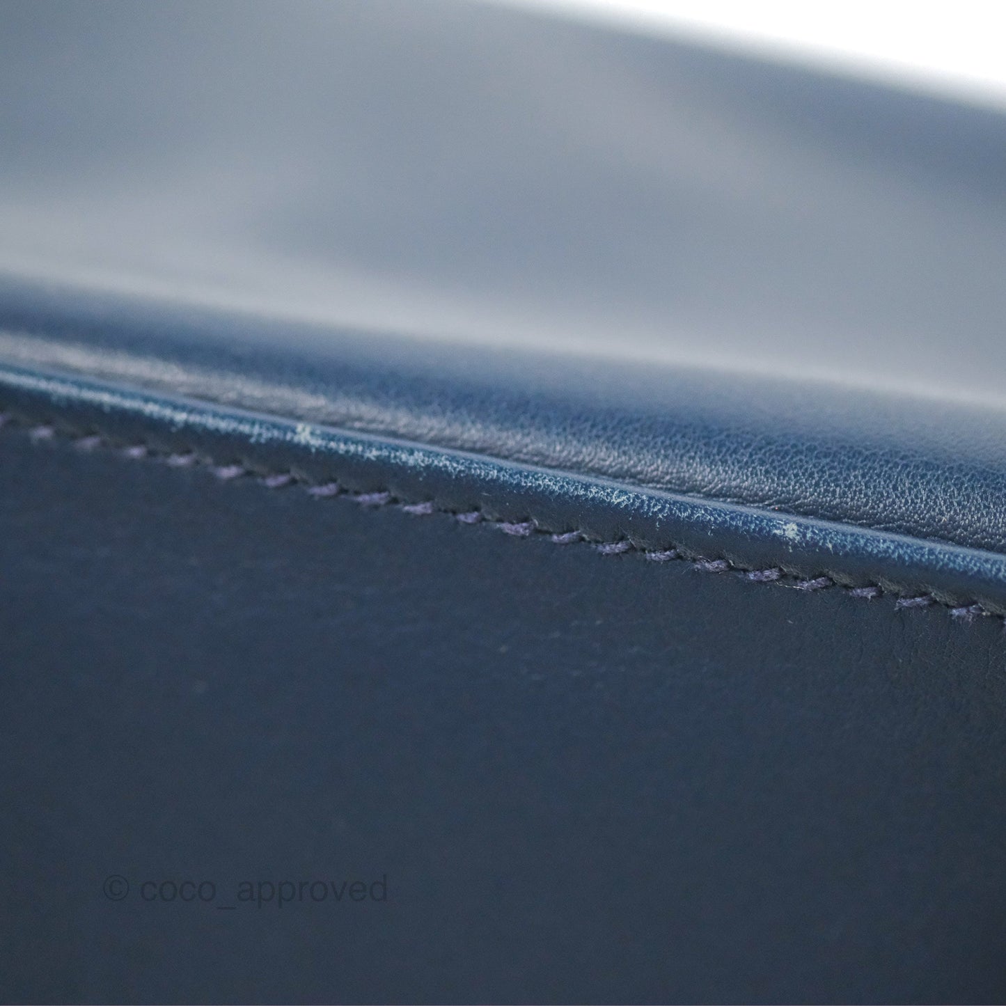 Hermès ToolBox 20 Navy Swift Palladium Hardware