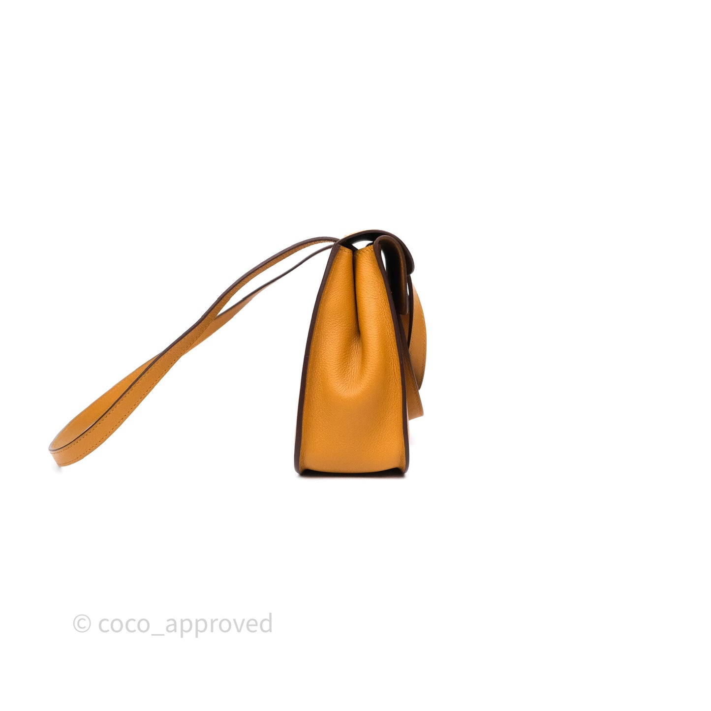 Hermès Halzan 25 Caramel 28 Evercolor Gold Hardware