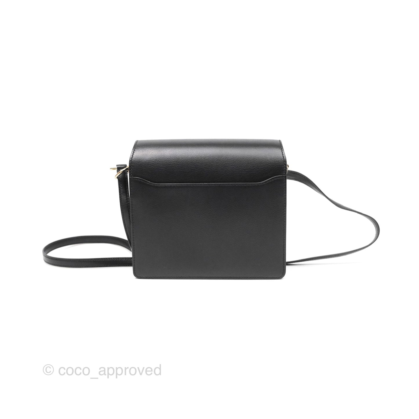 Hermès Roulis Mini 18 Black Noir 89 Veau Evergrain Permabrass Hardware