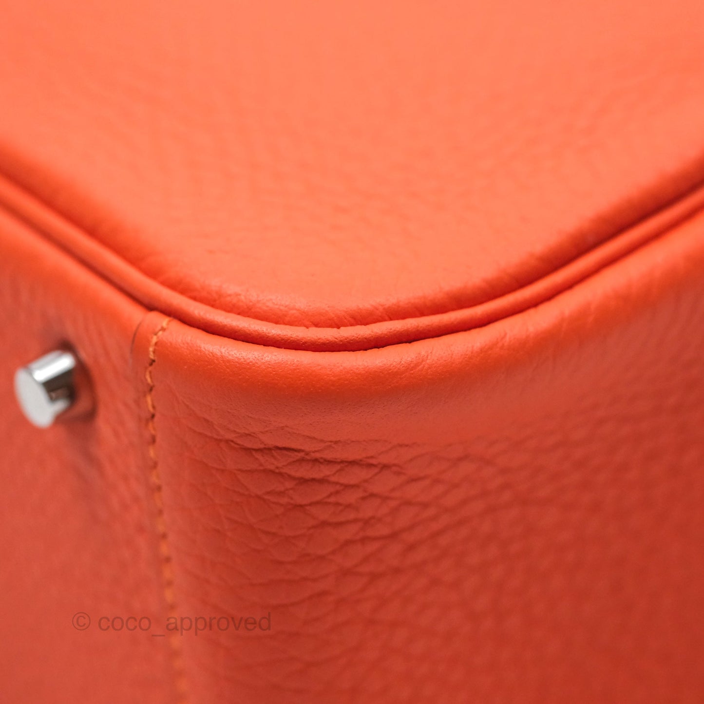 Hermès Mini Lindy 20 Clemence Palladium Hardware
