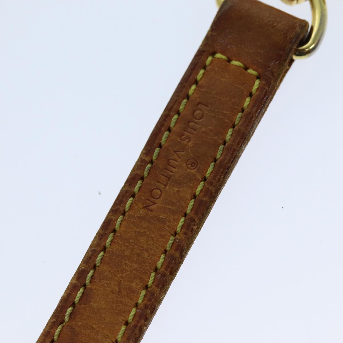 LOUIS VUITTON Shoulder Strap Leather 37"" Beige LV 76809