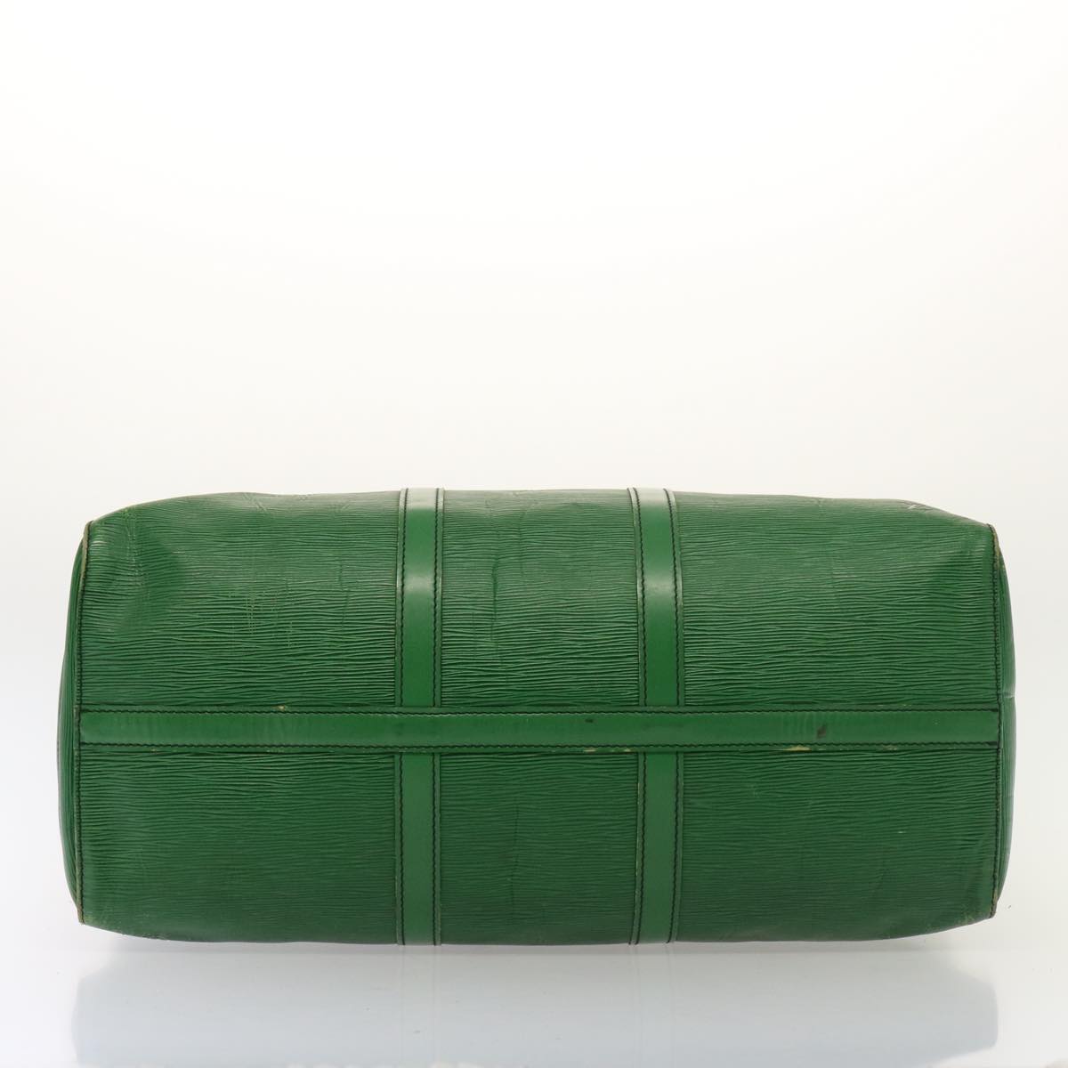 LOUIS VUITTON Epi Keepall 50 Boston Bag Green M42964 LV 76865