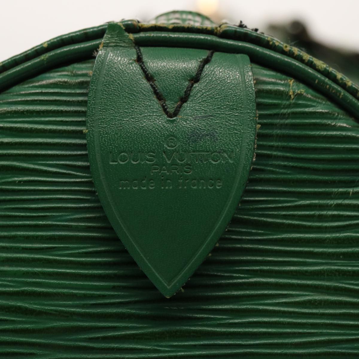 LOUIS VUITTON Epi Keepall 50 Boston Bag Green M42964 LV 76865