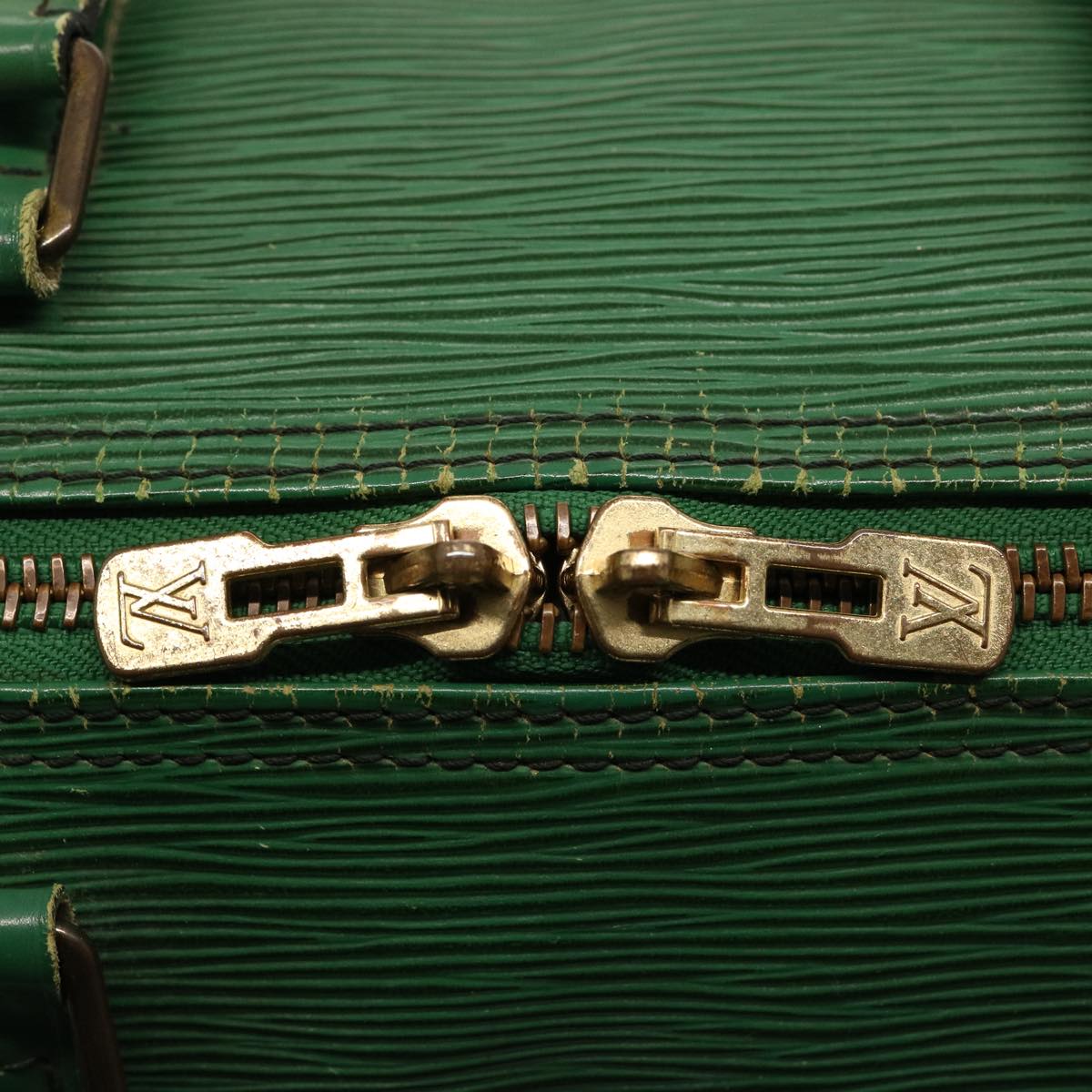 LOUIS VUITTON Epi Keepall 50 Boston Bag Green M42964 LV 76865