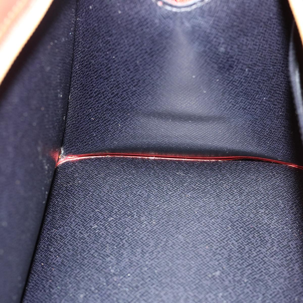 LOUIS VUITTON Epi Sac Triangle Hand Bag Red M52097 LV 76867