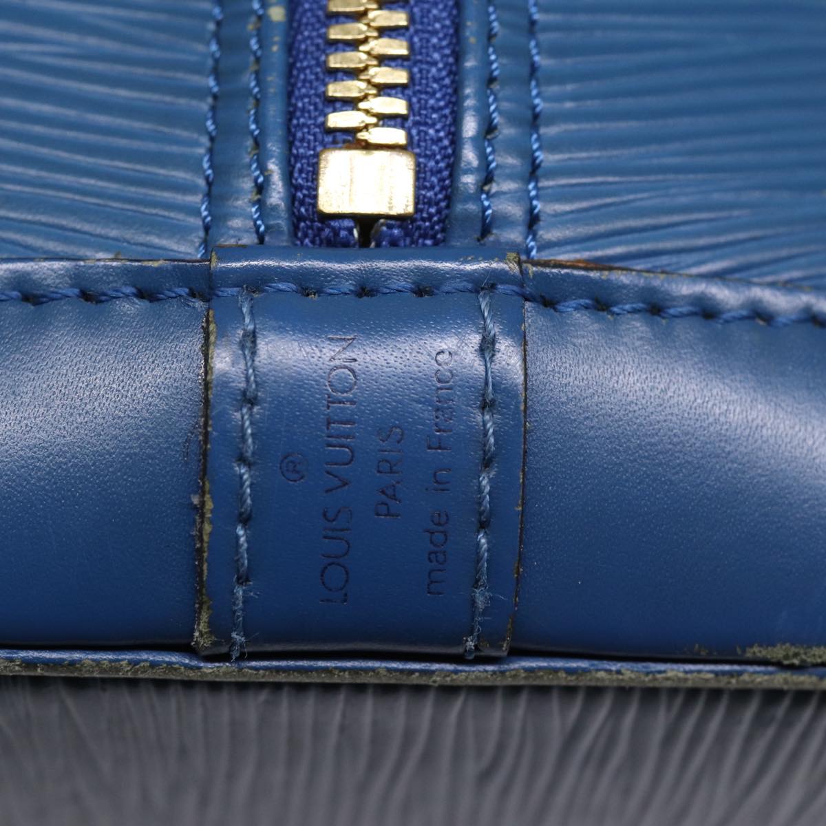 LOUIS VUITTON Epi Alma Hand Bag Toledo Blue M52145 LV 76959