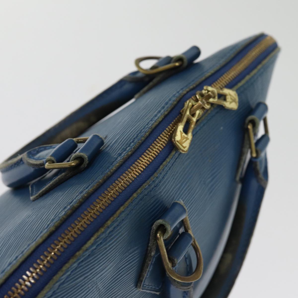 LOUIS VUITTON Epi Alma Hand Bag Toledo Blue M52145 LV 76959