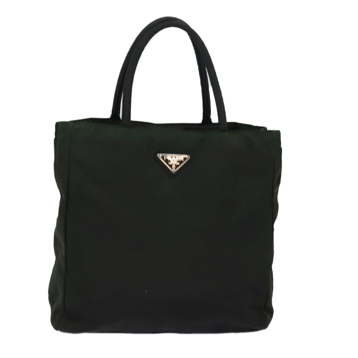 Luxury PradaHand Bag Nylon Khaki 76966