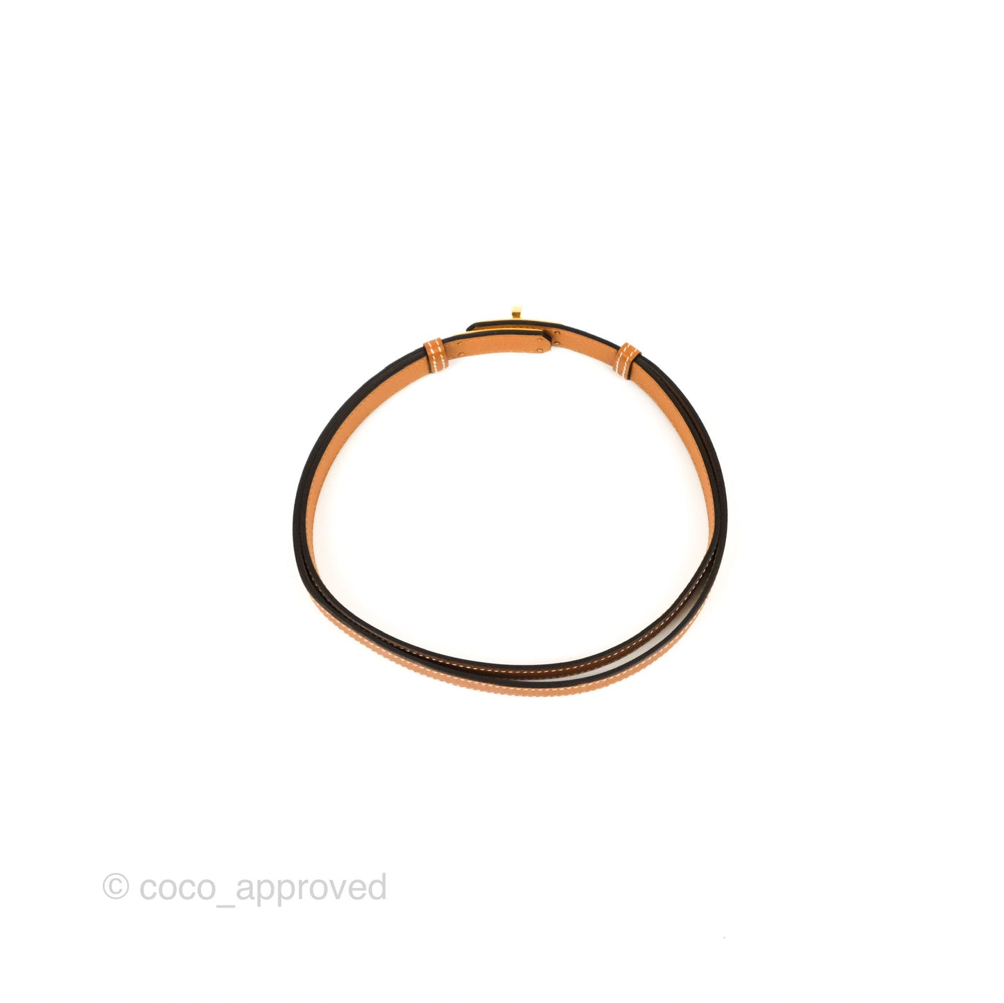 Hermès Kelly Buckle Belt Gold Epsom Gold Hardware
