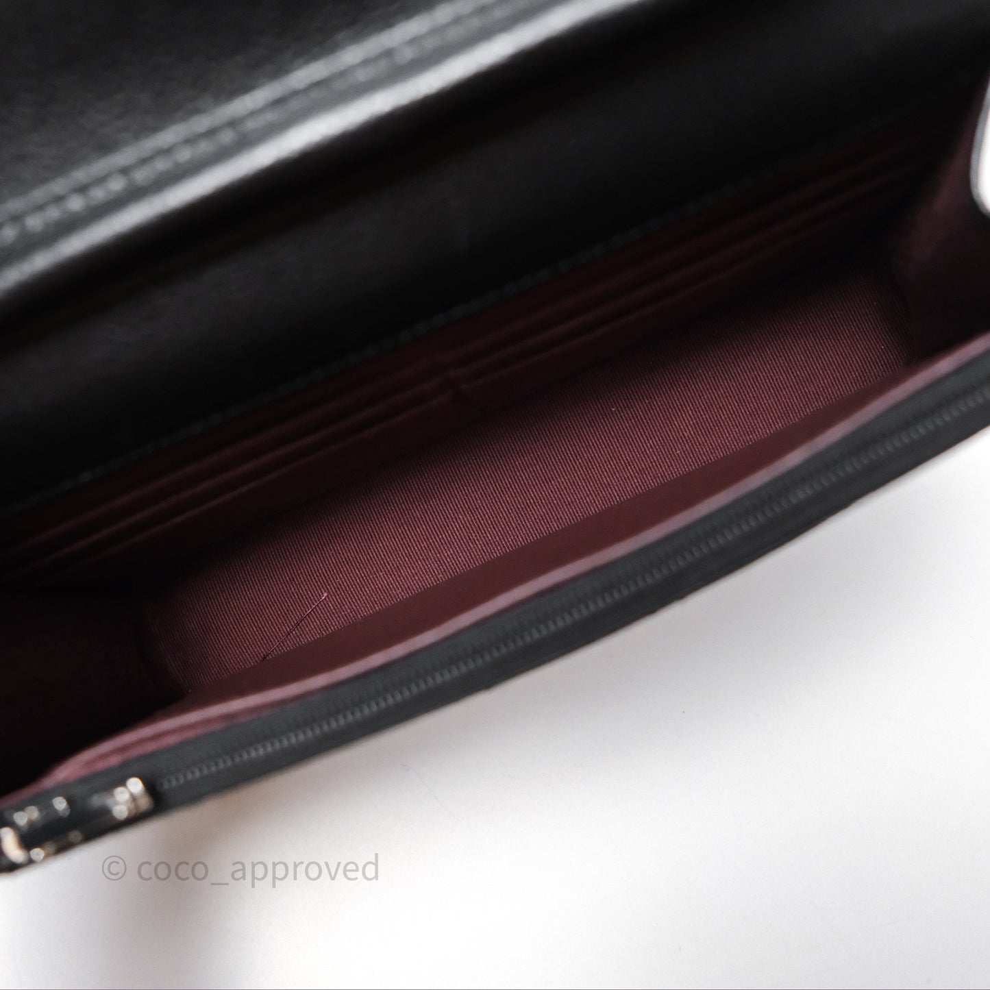 Chanel Quilted WOC Black Caviar Silver Hardware