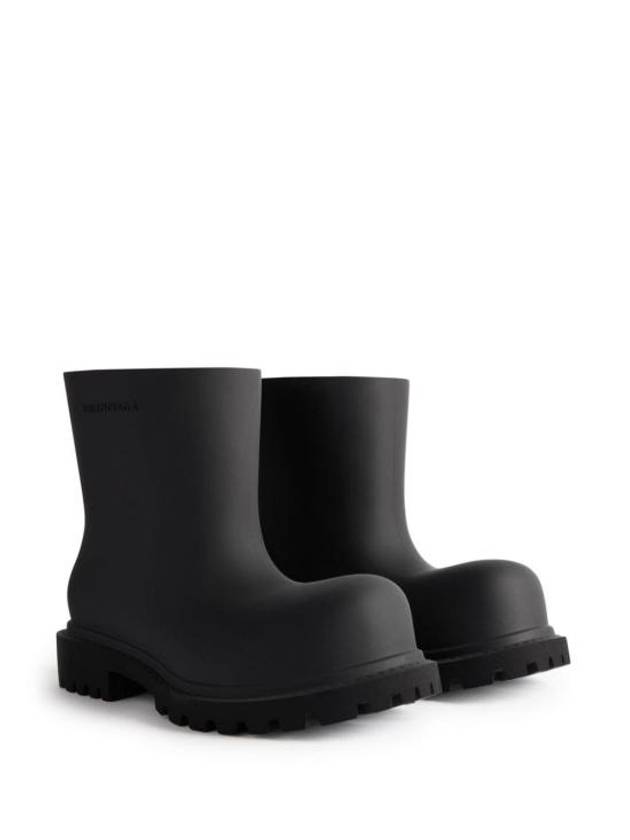 Luxury Balenciaga Steroid Rain Boots Black