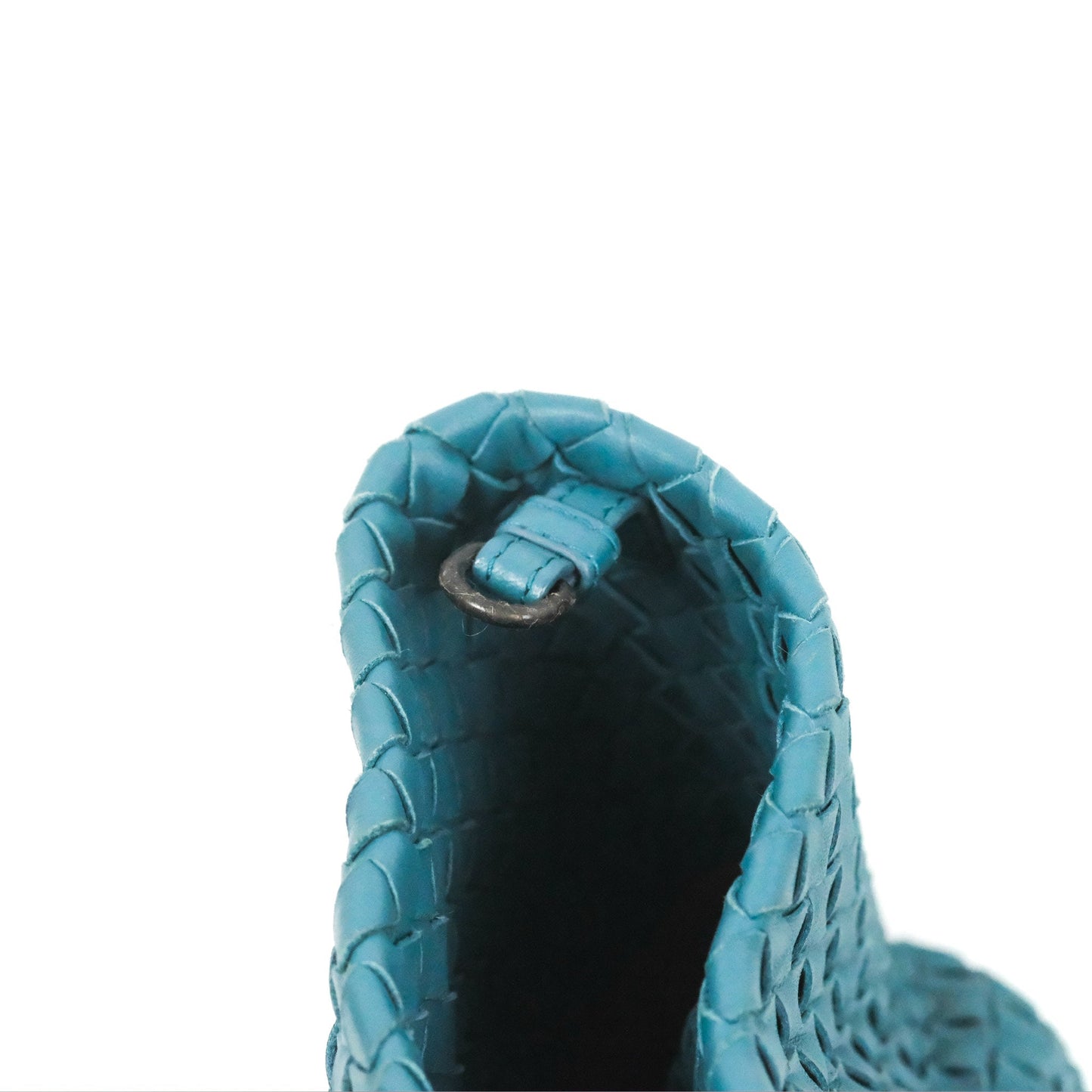 Bottega Veneta Large Cesta Tote Intrecciato Teal