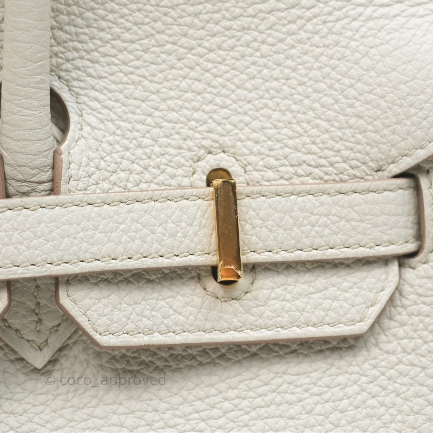 Hermès Birkin 25 Retourne Beton Togo Gold Hardware