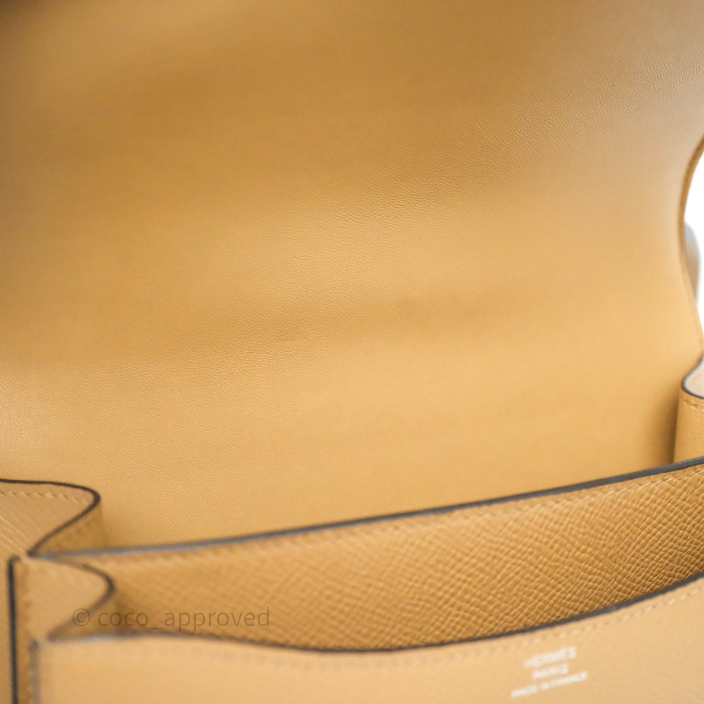 Hermès Constance Mini 18cm Chai 0M Epsom Palladium Hardware