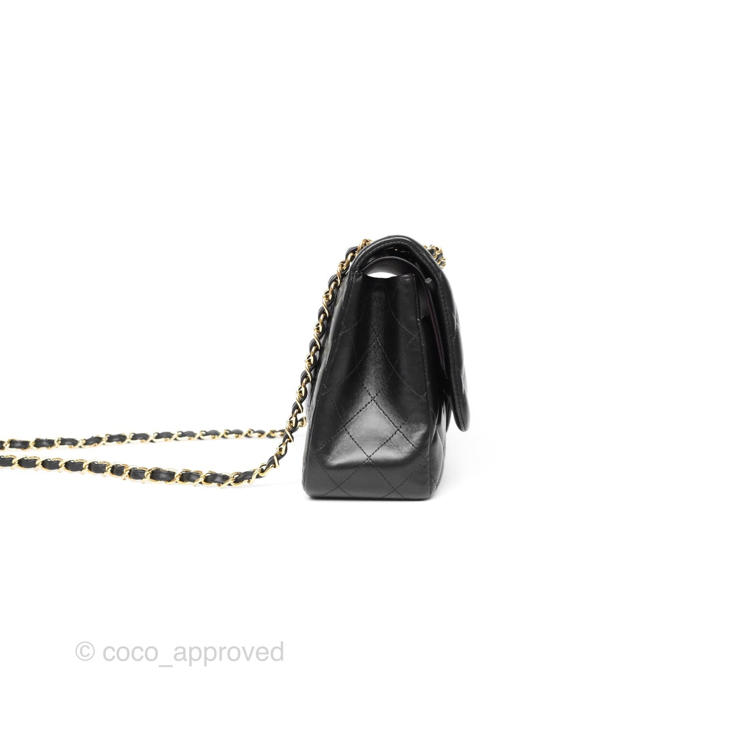 Chanel Jumbo Double Flap Black Lambskin Gold Hardware⁣⁣