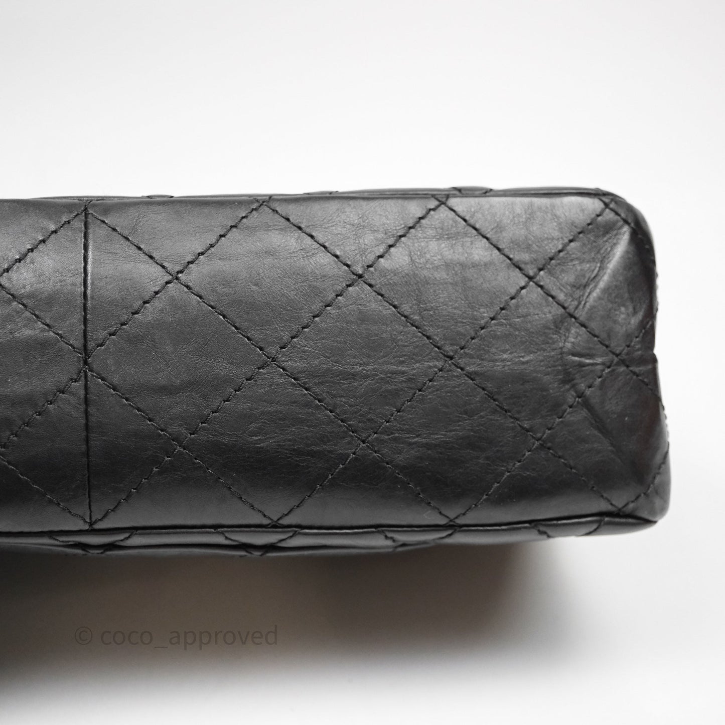 Chanel Reissue Quilted Aged Calfskin Black Aged Gold Hardware 227