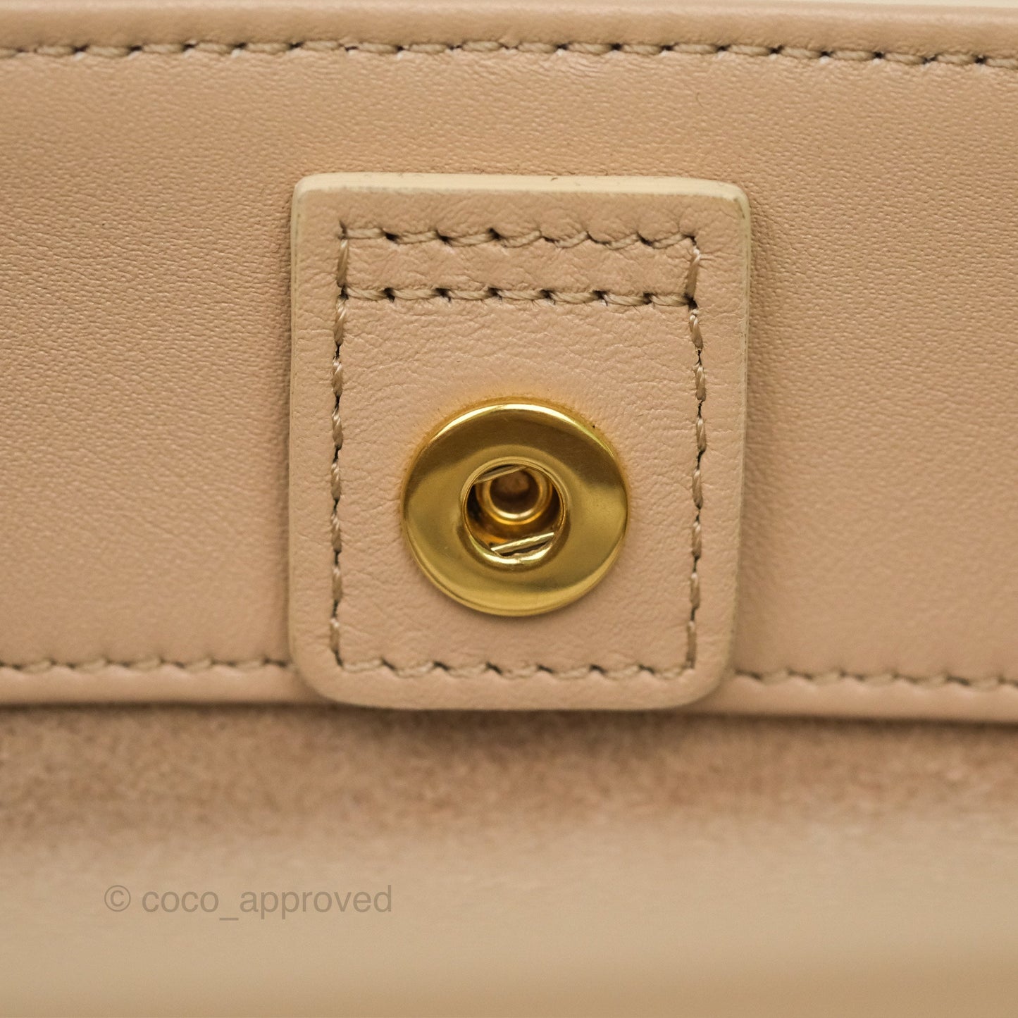 Celine Small Bucket Cuir Triomphe Calfskin Nude