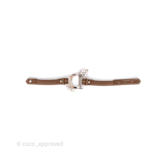 Christian Dior Flower Brown Bracelet