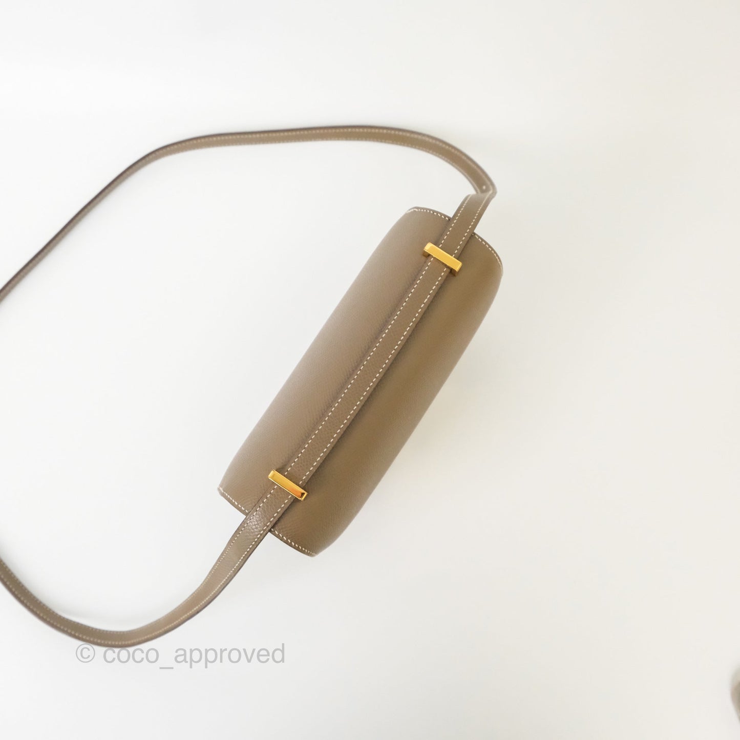 Hermès Constance Mini 18cm Mirror Etoupe Epsom Gold Hardware