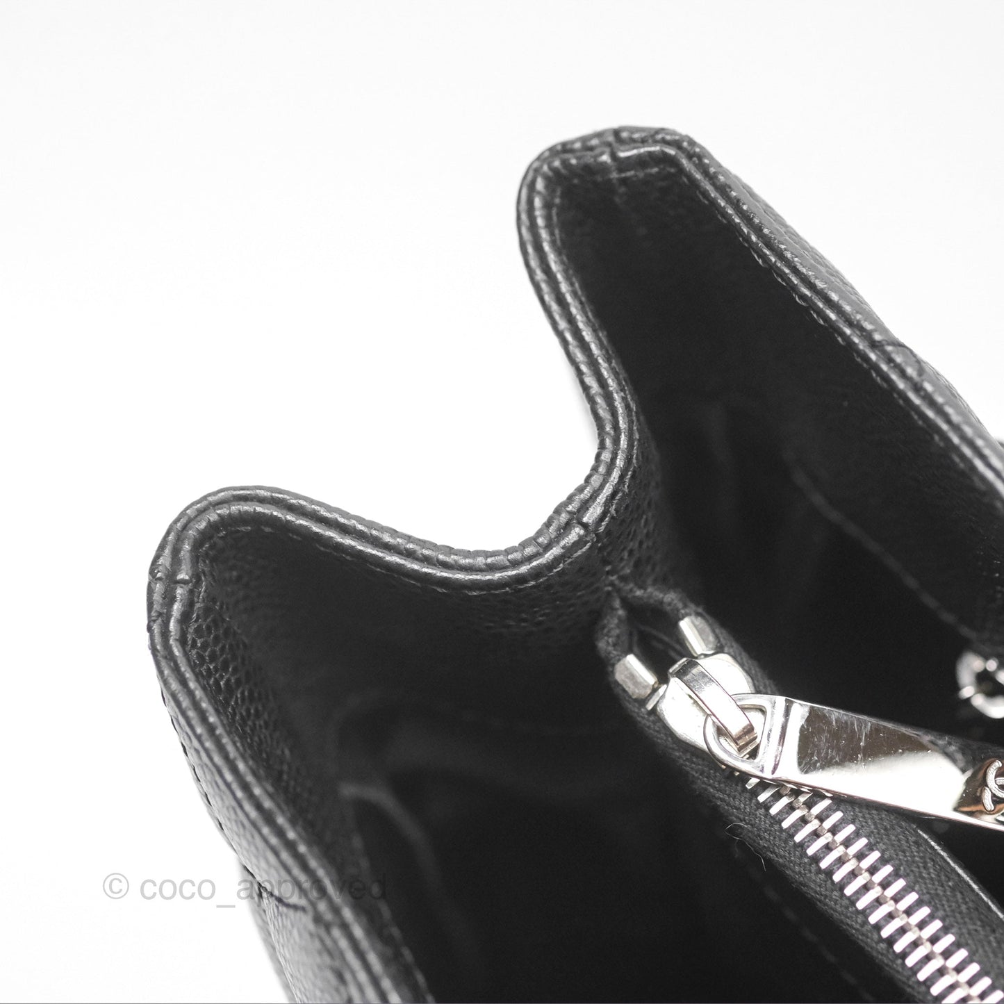 Chanel GST Black Caviar Silver Hardware